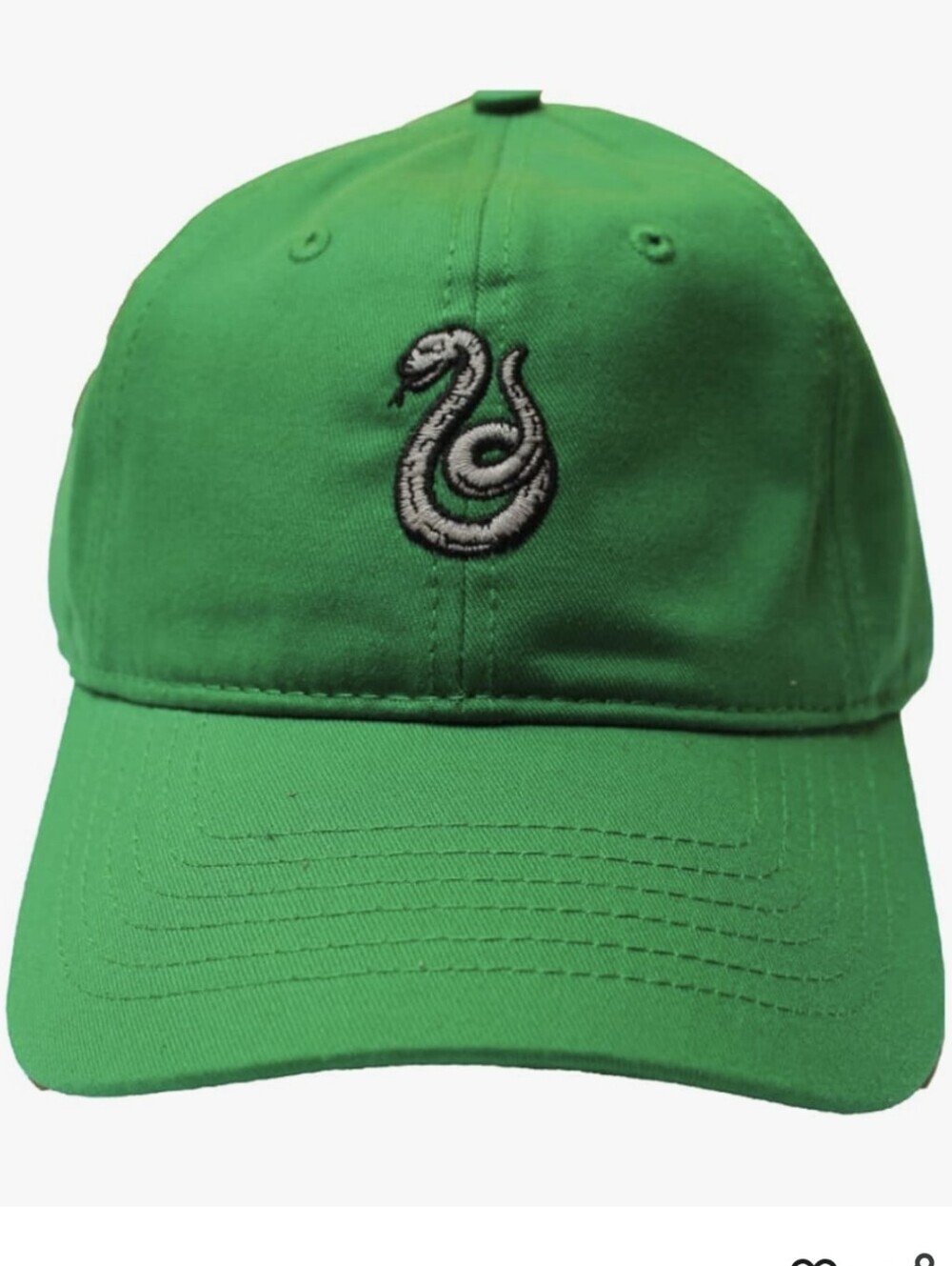 New Harry Potter Green Slytherin Cap adult unisex Adjustable Buckle hat OS